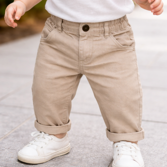 Βρεφικό Παντελόνι Βαμβακερό Boy pants caramel 773353
